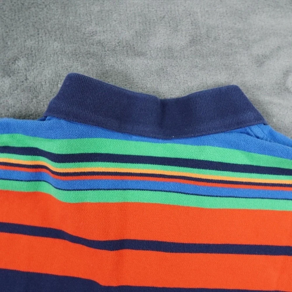 VTG Polo Ralph Lauren Polo Shirt Men Extra Large Stripe ClassicFit Pony Lot of 3